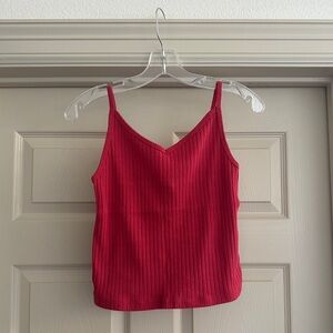 Old Navy Pink Ribbed Tank